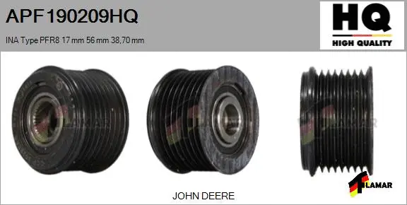 Belt Pulley, alternator (APF190209HQ)