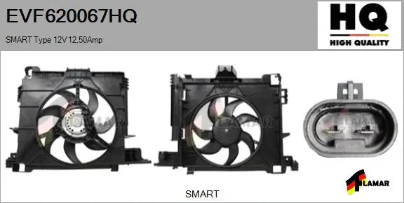 Electric Motor, radiator fan (EVF620067HQ)