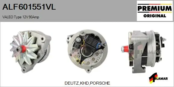 Alternator (ALF601551VL)