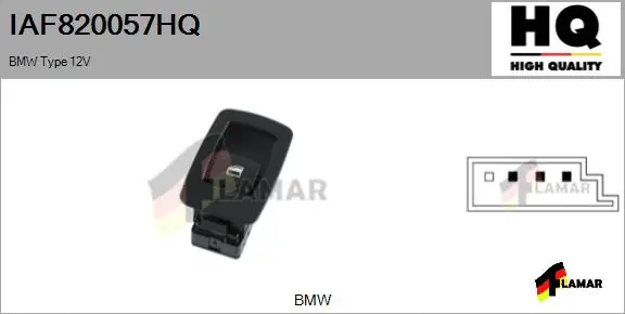 Switch, window regulator (IAF820057HQ)