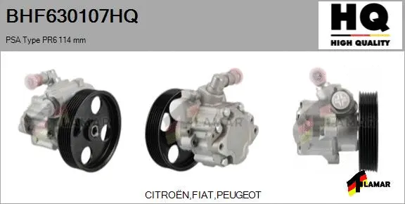 Hydraulic Pump, steering (BHF630107HQ)