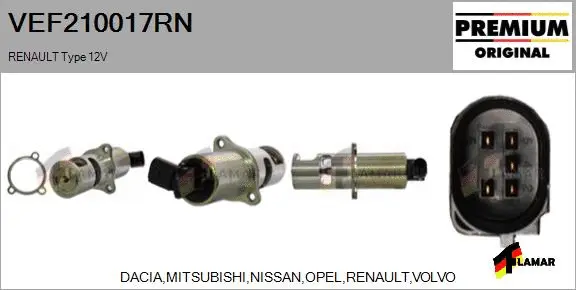 EGR Valve (VEF210017RN)