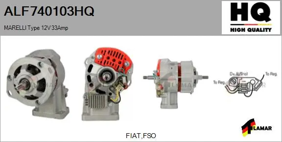 Alternator (ALF740103HQ)