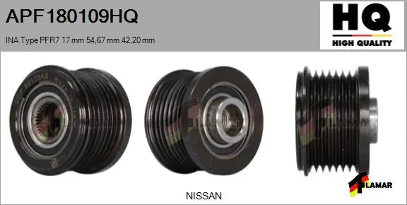 Belt Pulley, alternator (APF180109HQ)