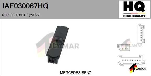 Switch, window regulator (IAF030067HQ)