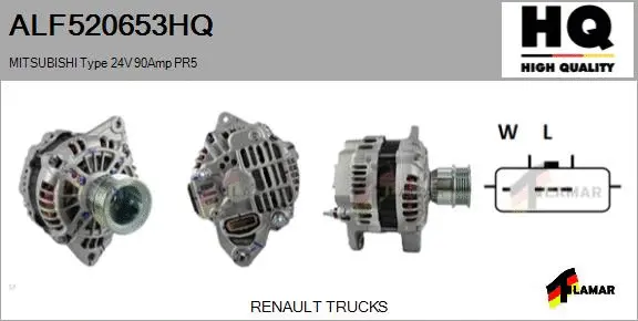 Alternator (ALF520653HQ)