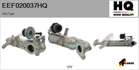 Cooler, exhaust gas recirculation (EEF020037HQ)