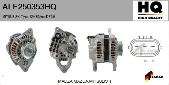 Alternator (ALF250353HQ)