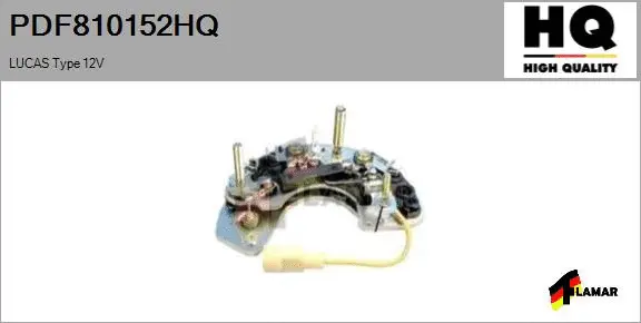 Rectifier, alternator (PDF810152HQ)