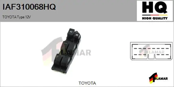 Switch, window regulator (IAF310068HQ)