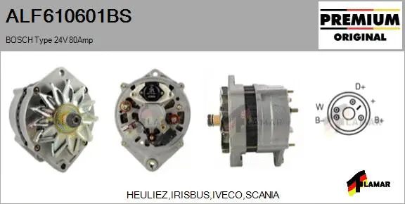Alternator (ALF610601BS)