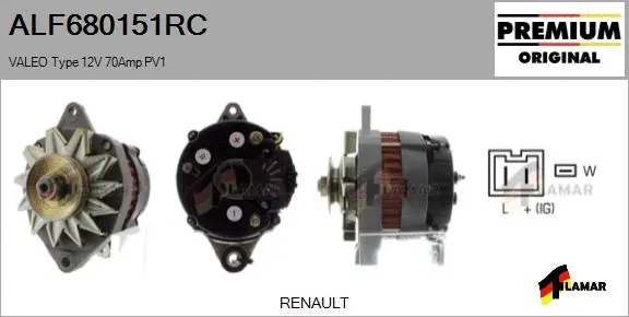 Alternator (ALF680151RC)