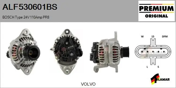 Alternator (ALF530601BS)