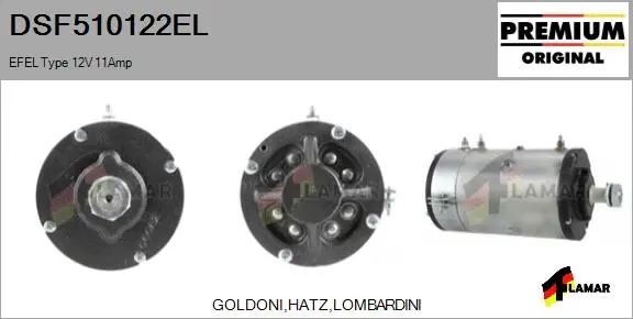 Alternator, starter (DSF510122EL)