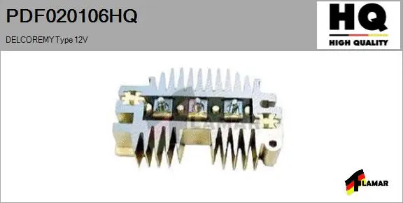 Rectifier, alternator (PDF020106HQ)