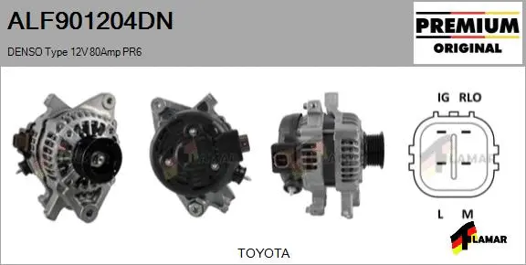 Alternator (ALF901204DN)