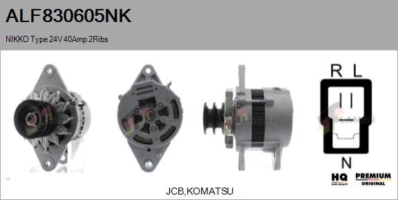 Alternator (ALF830605NK)