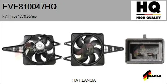 Electric Motor, radiator fan (EVF810047HQ)