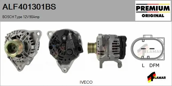 Alternator (ALF401301BS)