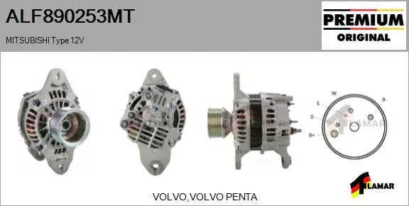 Alternator (ALF890253MT)