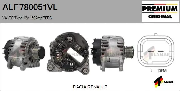 Alternator (ALF780051VL)