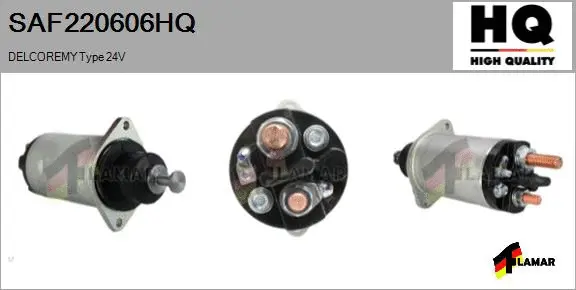 Solenoid Switch, starter (SAF220606HQ)