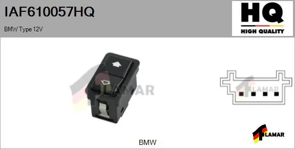 Switch, window regulator (IAF610057HQ)