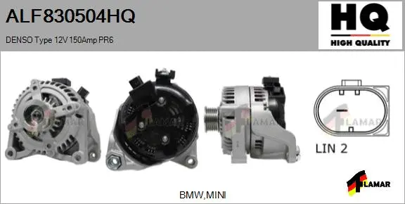 Alternator (ALF830504HQ)