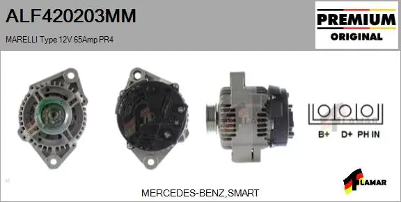 Alternator (ALF420203MM)