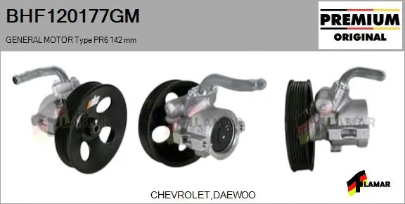 Hydraulic Pump, steering (BHF120177GM)