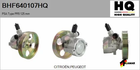 Hydraulic Pump, steering (BHF640107HQ)