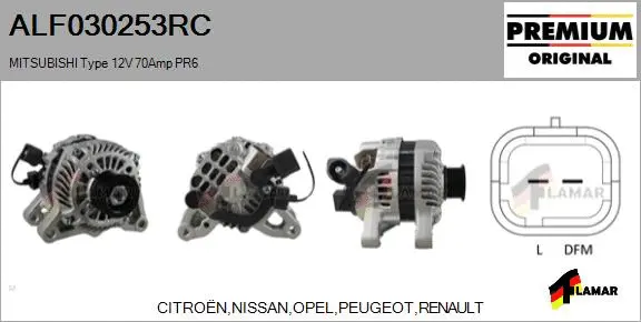 Alternator (ALF030253RC)