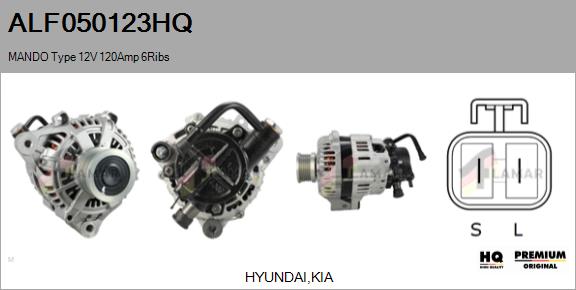 Alternator (ALF050123HQ)