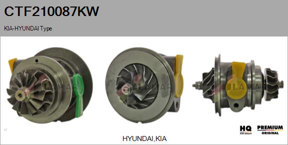 Core assembly, turbocharger (CTF210087KW)