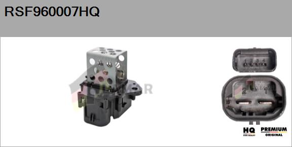 Series resistor, electric motor (radiator fan) (RSF960007HQ)