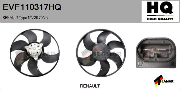 Fan, engine cooling (EVF110317HQ)
