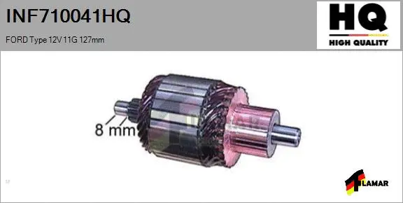 Armature, starter (INF710041HQ)