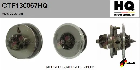 Core assembly, turbocharger (CTF130067HQ)