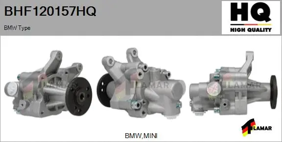 Hydraulic Pump, steering (BHF120157HQ)