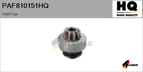 Pinion, starter (PAF810151HQ)