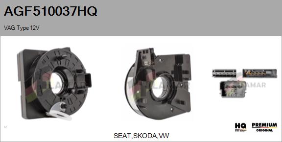 Clockspring, airbag (AGF510037HQ)