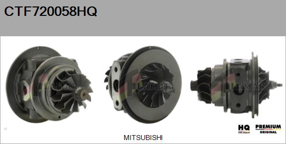 Core assembly, turbocharger (CTF720058HQ)