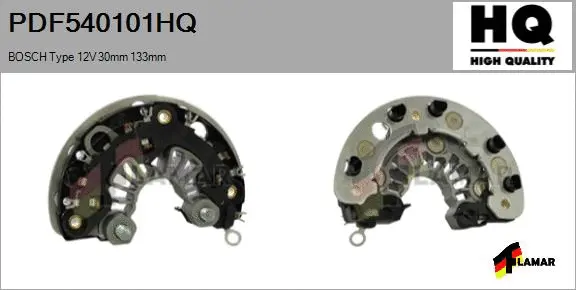 Rectifier, alternator (PDF540101HQ)