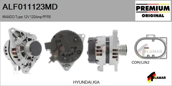 Alternator (ALF011123MD)