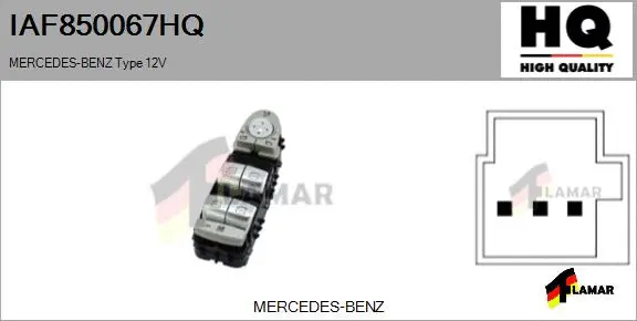 Switch, window regulator (IAF850067HQ)