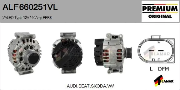 Alternator (ALF660251VL)