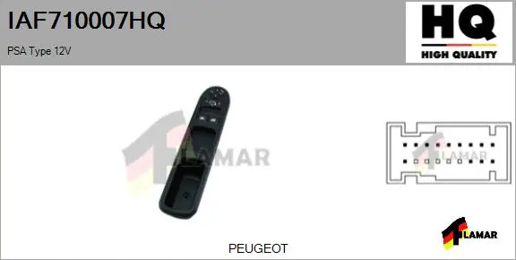 Switch, window regulator (IAF710007HQ)