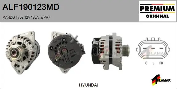 Alternator (ALF190123MD)