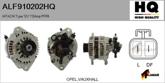 Alternator (ALF910202HQ)