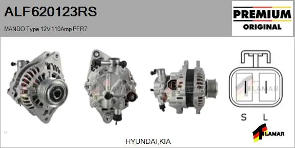 Alternator (ALF620123RS)